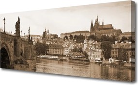 Zdjęcie na płótnie Zabytkowy Most w Pradze