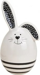 Czarnobiały wielkanocny królik CONY