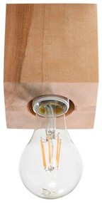 Plafon ARIZ naturalne drewno SOLLUX  LIGHTING