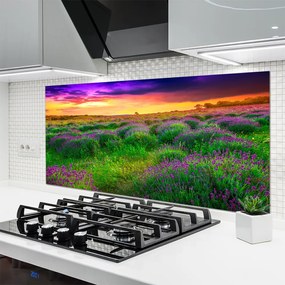 Panel Szklany do Kuchni Bezkres Zielonej Łąki