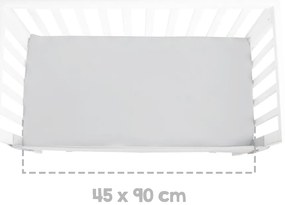 Białe łóżeczko 90x45 cm – Roba