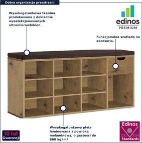 Szafka na buty z siedziskiem dąb artisan Z3-D40