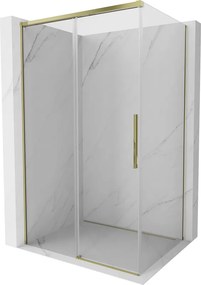 Mexen Rox kabina prysznicowa rozsuwana 150 x 90 cm, transparent, złota - 8C2-150-090-50-00
