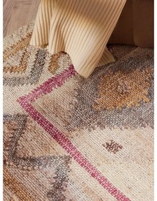 Kremowy chodnik z juty tkany ręcznie 80x200 cm Roya Imani – Elle Decoration