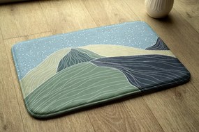 Dywanik antypoślizgowy do łazienki Dywanik antypoślizgowy do łazienki Geometryczny Krajobraz