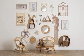 Półka z trawy morskiej w kształcie królika, 30 x 53 cm