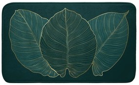 Ciemnozielony dywanik łazienkowy 45x75 cm Jade – douceur d'intérieur