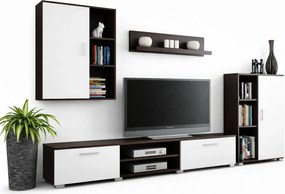 Meblościanka - biała + wenge A1-D97