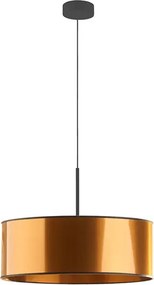 Miedziany żyrandol nad stół z abażurem 50 cm - EX873 S5-W67