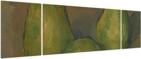 Obraz - Paul Cézanne, Three Pears, reprodukcje (170x50 cm)
