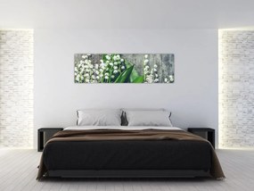 Obraz konwalii (170x50 cm)