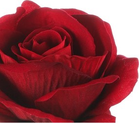 Sztuczny kwiat Róża czerwony, 1 kwiat, 15 x 15 x 50 cm