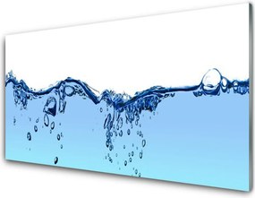 Panel Szklany Abstrakcyjna Głębia Błękitu