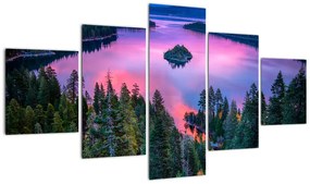 Obraz - Jezioro Tahoe, Sierra Nevada, Kalifornia, USA (125x70 cm)
