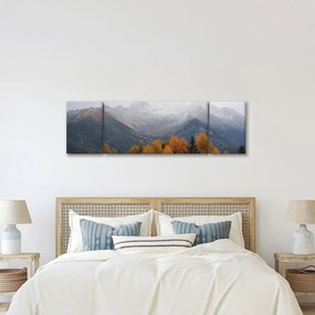 Obraz - Widok na grzbiety górskie (170x50 cm)