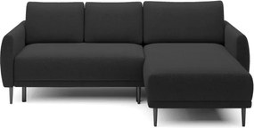 Narożnik BONO z funkcją spania Drewniane nóżki Eleganckie podłokietniki Głębokie siedzisko Prawa strona Barrel 99