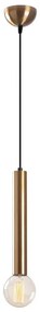 Lampa wisząca na lince TEMPO 1xE27/40W/230V złota