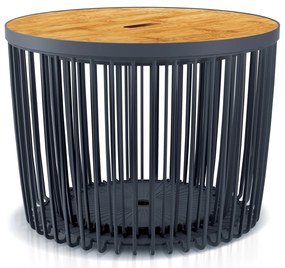 Zestaw 2 stolików z miejscem do przechowywania Clubo okrągły PROSPERPLAST