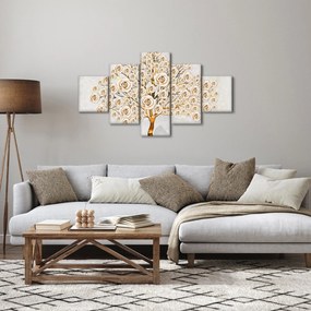 Obraz drzewa kwiatowego (125x70 cm)