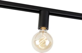 Oprawa E27 z zawieszeniem szynowym do szyny jednofazowej czarna - Jeana