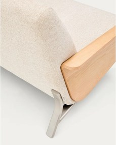 Beżowa sofa z tkaniny szenilowej 205 cm Amsen – Kave Home