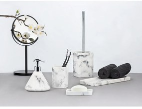 Biało-szara tacka do łazienki Wenko Desio