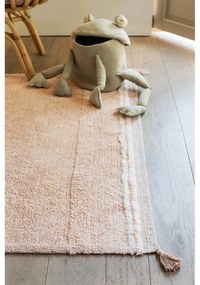 Jasnozielony tekstylny dziecięcy kosz na zabawki ø 23x35 cm Fred the Frog – Lorena Canals