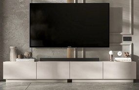 Podwójna szafka RTV Enjoy 240 cm, wisząco stojąca, kaszmir mat