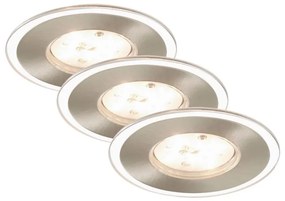 Briloner 7197-032-ZESTAW 3x LED Ściemnialne oświetlenie łazienkowe LED/4,5W/230V IP44