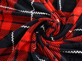 PrzytulneMieszkanie.pl PrzytulneMieszkanie.pl Pościel z mikropluszu ALBURY czerwona Rozmiar pościeli: 70 x 90 cm | 140 x 220 cm