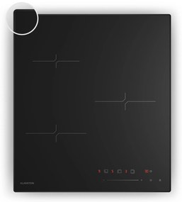 Klarstein Velaire 45cm Płyta Indukcyjna 3 Strefy Gotowania Czarny
