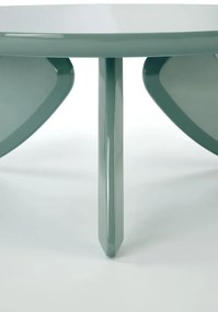 Stolik kawowy SORAYA 2 80x80cm jasny niebieski HALMAR