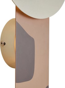 Dziecięca lampa ścienna brązowa z LED z 3-stopniowym ściemnianiem - Gigi Żyrafa