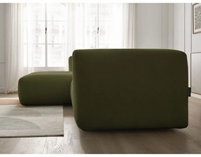 Zielony narożnik (lewostronny/z szezlongiem) Talia – Bobochic Paris