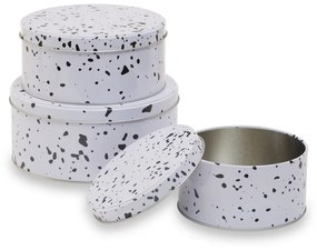 Metalowe pojemniki na żywność 3 szt. na ciasta Speckled – Premier Housewares