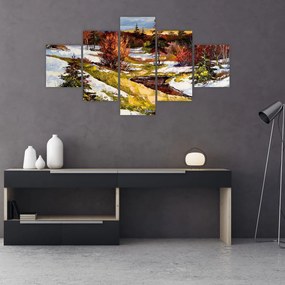 Obraz - Nadejście wiosny (125x70 cm)