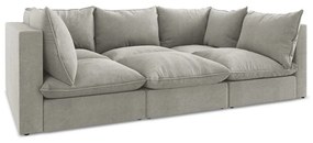 Jasnoszara sofa 255 cm Manao – Makamii