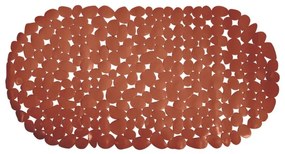 Spirella Antypoślizgowa mata do wanny GALETS, terakota, 99 x 39 cm