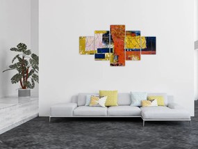 Obraz - Abstrakcja (125x70 cm)