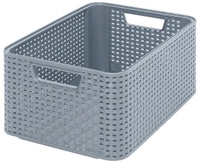 Szary koszyk Curver Style, 18 l