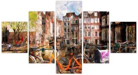 Obraz - Amsterdam (125x70 cm)