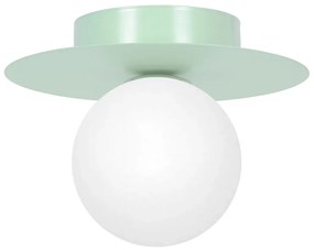 Zielony metalowy plafon lampa sufitowa kapelusz - A677 Cortez 3X