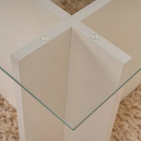 Stolik konferencyjny Vetrino Wooden White