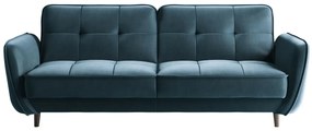 Sofa rozkładana z funkcją spania BELLIS VELVET niebieska ELTAP