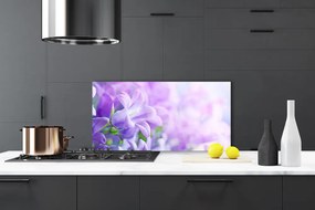 Szkło do Kuchni na Ścianę Wykwintny Ogród Kwiatowy