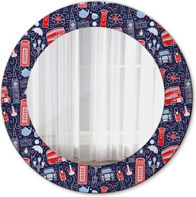 Lustro z nadrukiem okrągłe Symbol londynu