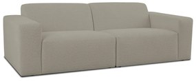 Jasnobrązowa sofa z materiału bouclé 228 cm Roxy – Scandic