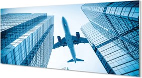 Panel nad Blat Kuchenny Samolot nad Budynkami