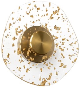 Kinkiet LED t Złoty Szczotkowany