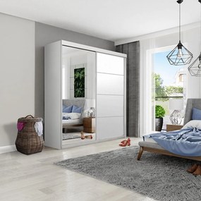 Szafa przesuwna TOP PLUS B-23 150 biały